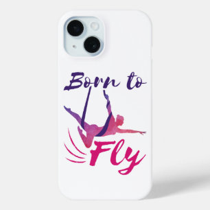 Aerial Yoga Silks Born to Fly iPhone 15 Case