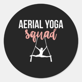 Aerial Yoga Squad Slingyoga Flyoga Classic Round Sticker