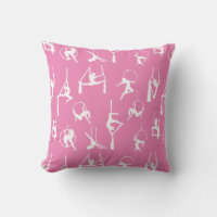 Aerialist Aerial Silks Lyra silhouettes pink