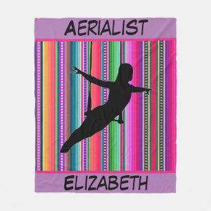 Aerialist Aztec Personalized Fleece Blanket