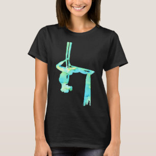 Aerialist In Green T-Shirt