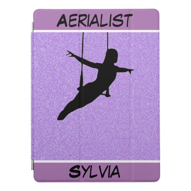 Aerialist Purple Glitter iPad Pro Cover (Front)