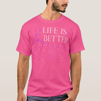 Aerialist Silk Dancer Life Is Better Upside Down A T-Shirt