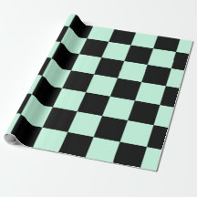 Aero Blue and Black Checkered Pattern