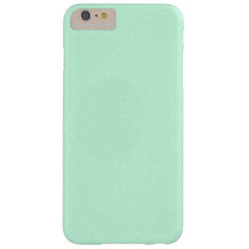 Aero blue color background barely there iPhone 6 plus case