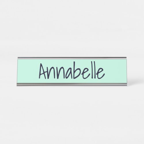 Aero Blue Name Plate