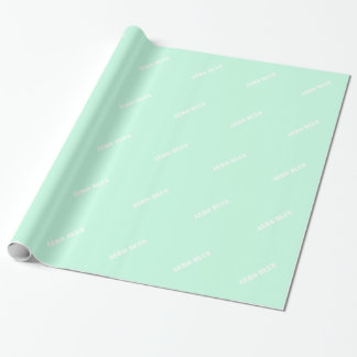 Aero blue wrapping paper
