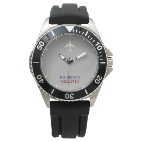 aero man  cool watch with his name
