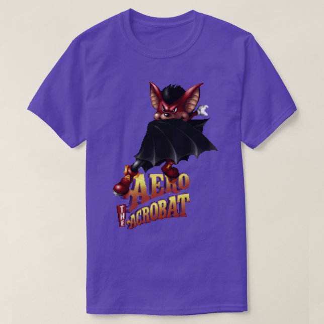 Aero the Acrobat T-Shirt (Design Front)
