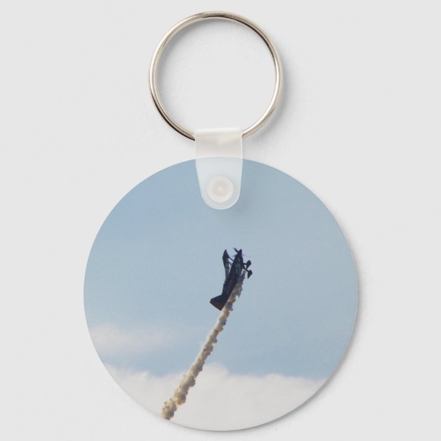Aerobatic Biplane Keychain (Front)