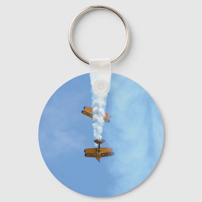 Aerobatic Biplanes Keychain (Front)