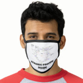 Aerobic Process Inside Krebs Cycle Geek Humor Face Mask (Worn Him)