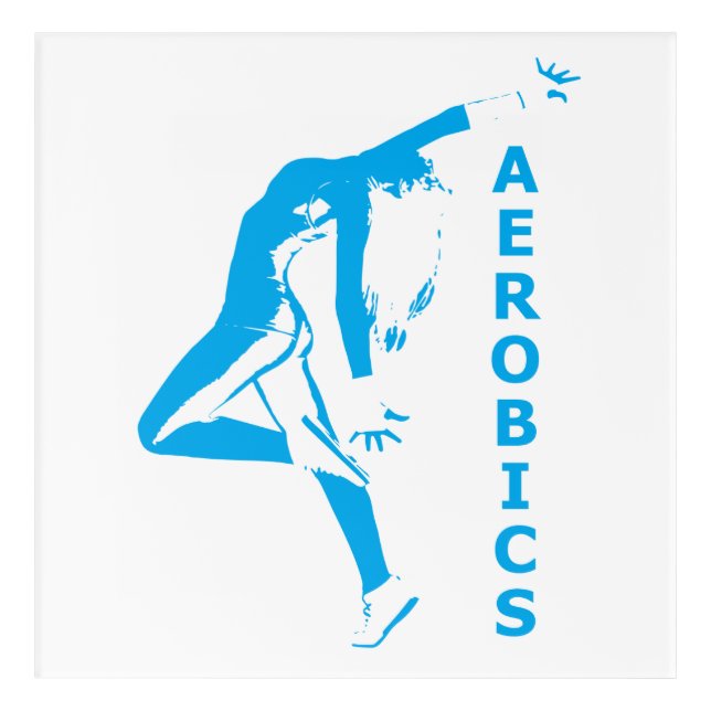 Aerobics Acrylic Print (Front)