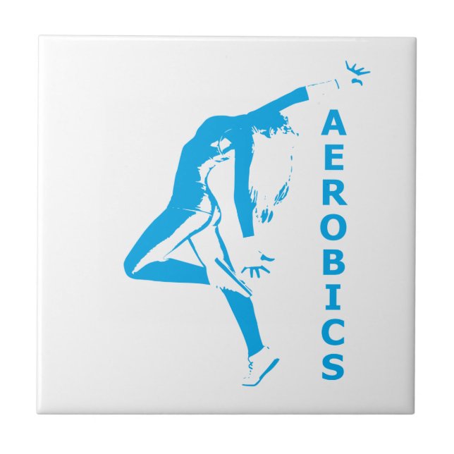 Aerobics Ceramic Tile (Front)