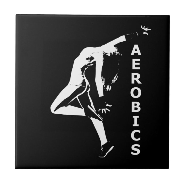 Aerobics Ceramic Tile (Front)