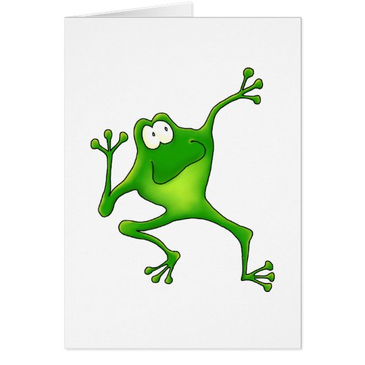 Aerobics Frog Cards (Front)