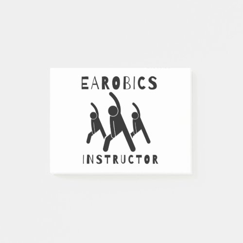 Aerobics Instructor Post_it Notes