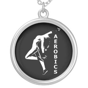 Aerobics Silver Plated Necklace