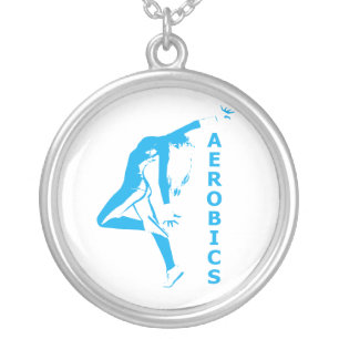 Aerobics Silver Plated Necklace