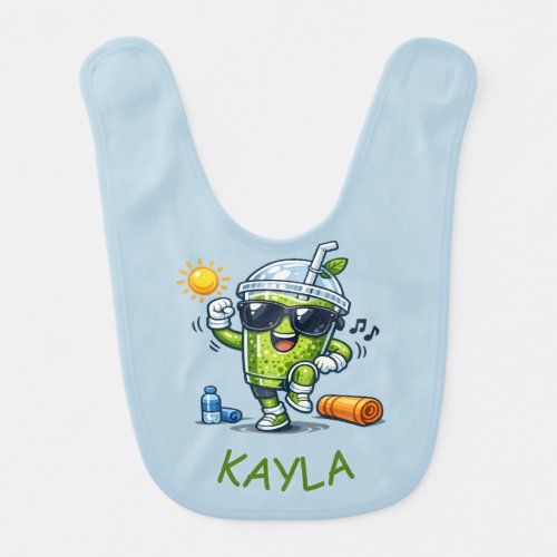 Aerobics Smoothie Baby Bib