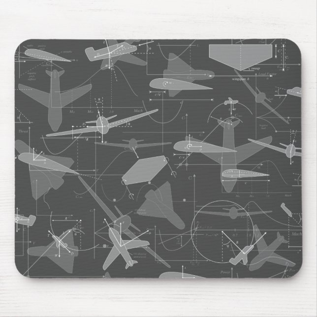 Aerodynamics Mouse Pad (Front)