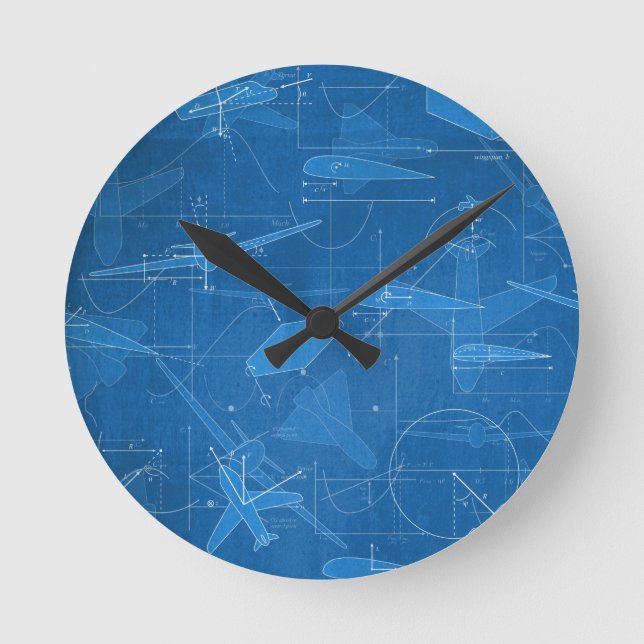 Aerodynamics Round Clock (Front)