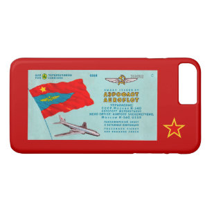 Aeroflot Passenger Ticket iPhone 8 Plus/7 Plus Case