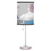 Aeronautical Symbols Chart Drone Pilot Table Lamp (Right)