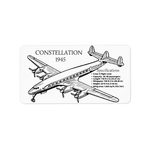Aeronave Constellation Label