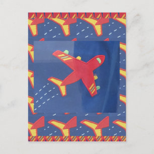 Aeroplane Aircraft Flight Travel Picnic Holidays Holiday Postcard