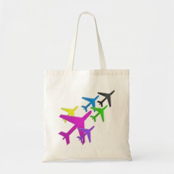 Aeroplane Cadeaux Pour Les Enfants Flotte D'avion Tote Bag by 2sideprintedgifts at Zazzle