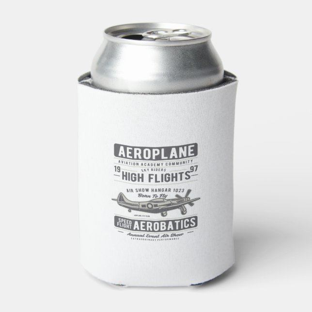 Aeroplane Can Cooler (Can Front)