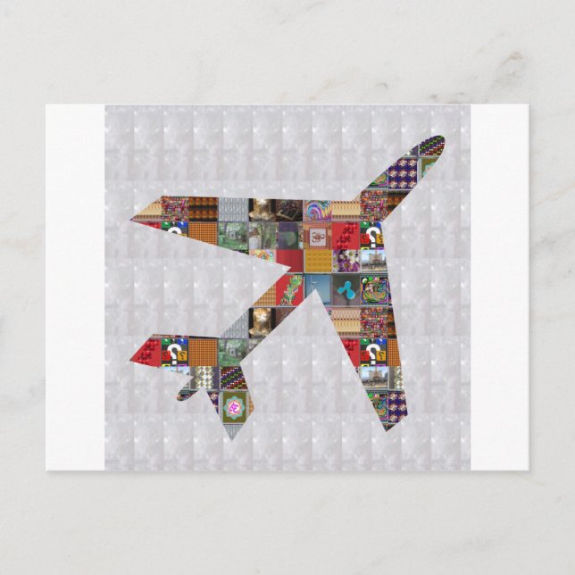 AEROPLANE Flight Travel GroupCARD TEAMcard NVN491 Postcard (Front)