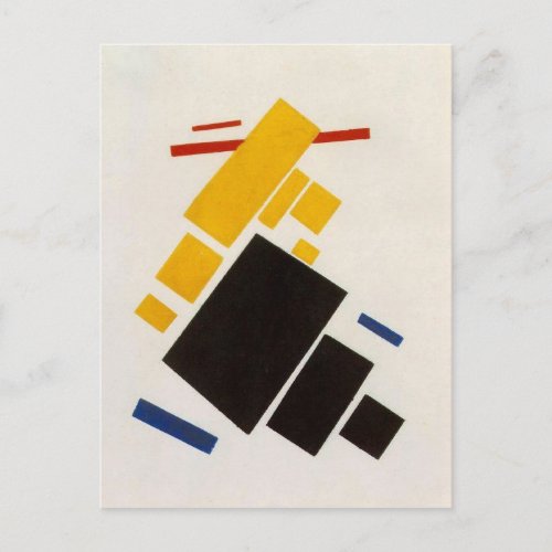 Aeroplane Flying by Kazimir Malevich Postcard