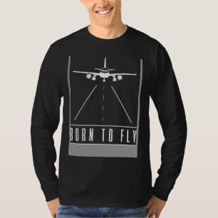 Aeroplane Vintage Pilot Aviation Flying Aviator T-Shirt