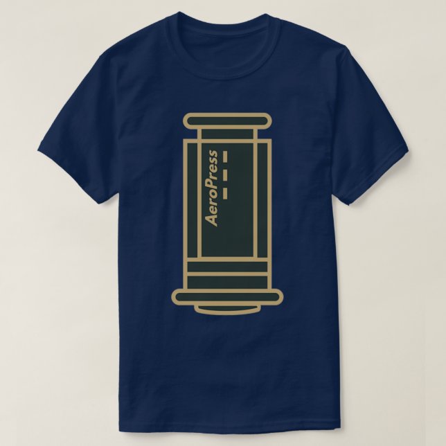 AeroPress  Coffee Brewing Tools Barista  T-Shirt (Design Front)