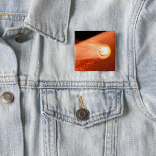 Aeroshell With Perseverance Rover Descent To Mars Button