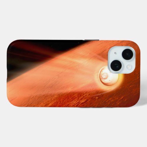 Aeroshell With Perseverance Rover Descent To Mars iPhone 15 Case