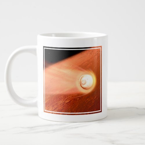 Aeroshell With Perseverance Rover Descent To Mars Giant Coffee Mug