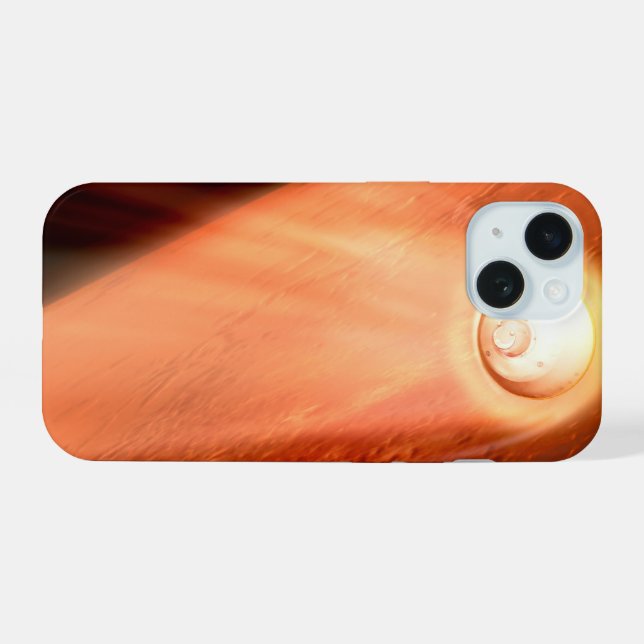 Aeroshell With Perseverance Rover Descent To Mars Iphone Case (Back Horizontal)