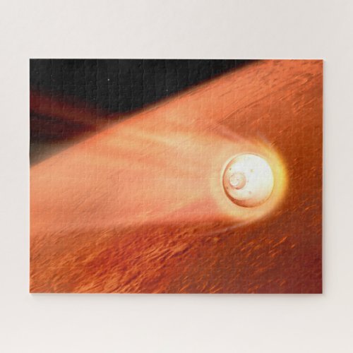 Aeroshell With Perseverance Rover Descent To Mars Jigsaw Puzzle