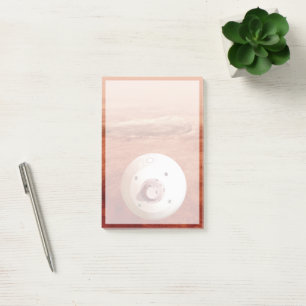 Aeroshell With Perseverance Rover Descent To Mars Post-it Notes