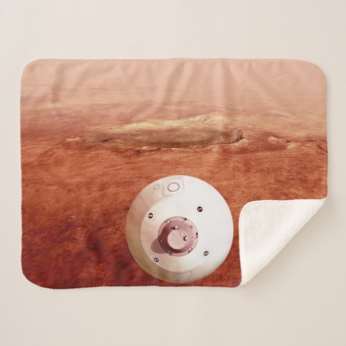 Aeroshell With Perseverance Rover Descent To Mars Sherpa Blanket