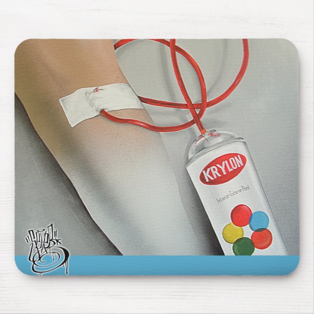 Aerosol Addiction Mouse Pad (Front)