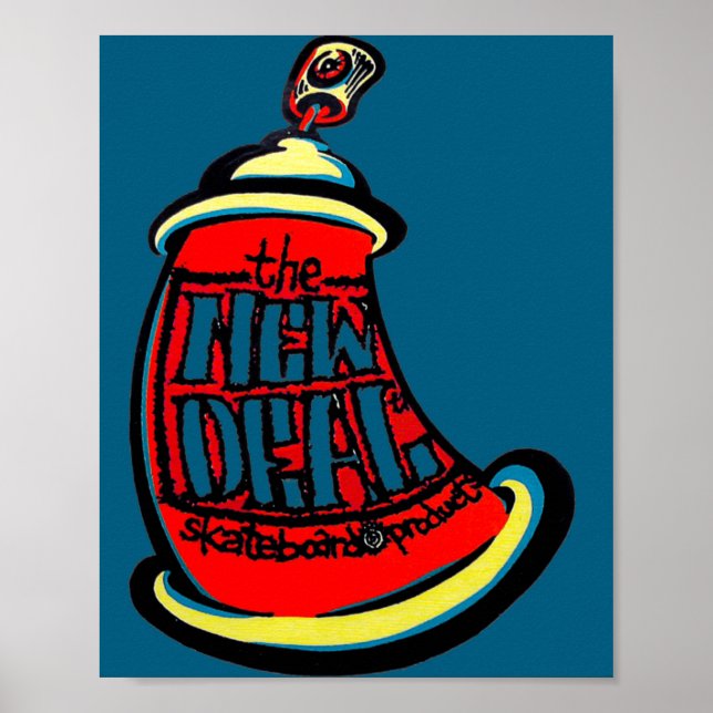 Aerosol New Skateboard Design  Poster (Front)