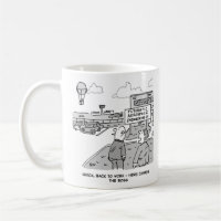 Aerospace Boss Hot Air Balloon Aircraft Engineer Coffee Mug