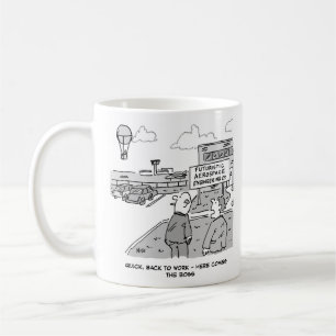 Aerospace Boss Hot Air Balloon Aircraft Engineer Coffee Mug