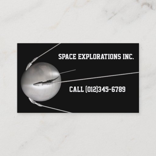 Customizable aerospace businesscard template business cards