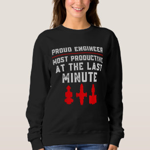 Aerospace Engineer Aviation Spacecraft Spaceship E Sweatshirt