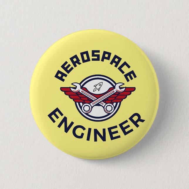 Aerospace Engineer Button (Front)